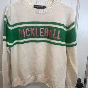 Runway Athletics PICKELBALL embroidered sweater S
